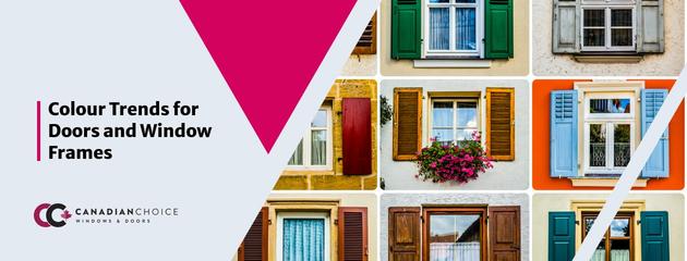 Colour Trends for Doors and Window Frames