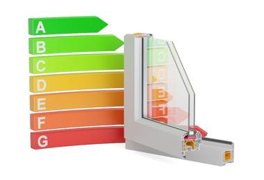 Energy Efficiency Comparison Graph for ENERGY STAR Windows