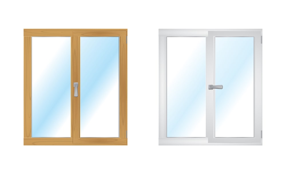 How do vinyl and wood compare in noise reduction?