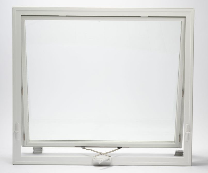 Basement hopper window providing natural light and ventilation