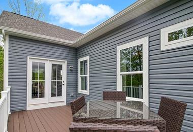 Modern double-pane glass windows in a residential home