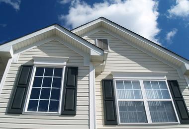 Suburban Ontario home with new energy-efficient vinyl windows