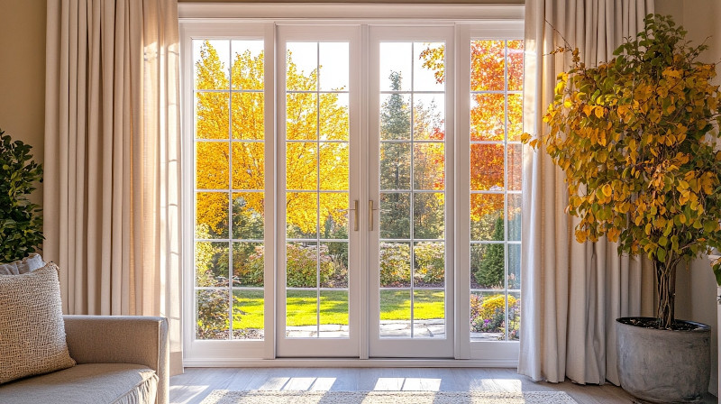 french door natural light