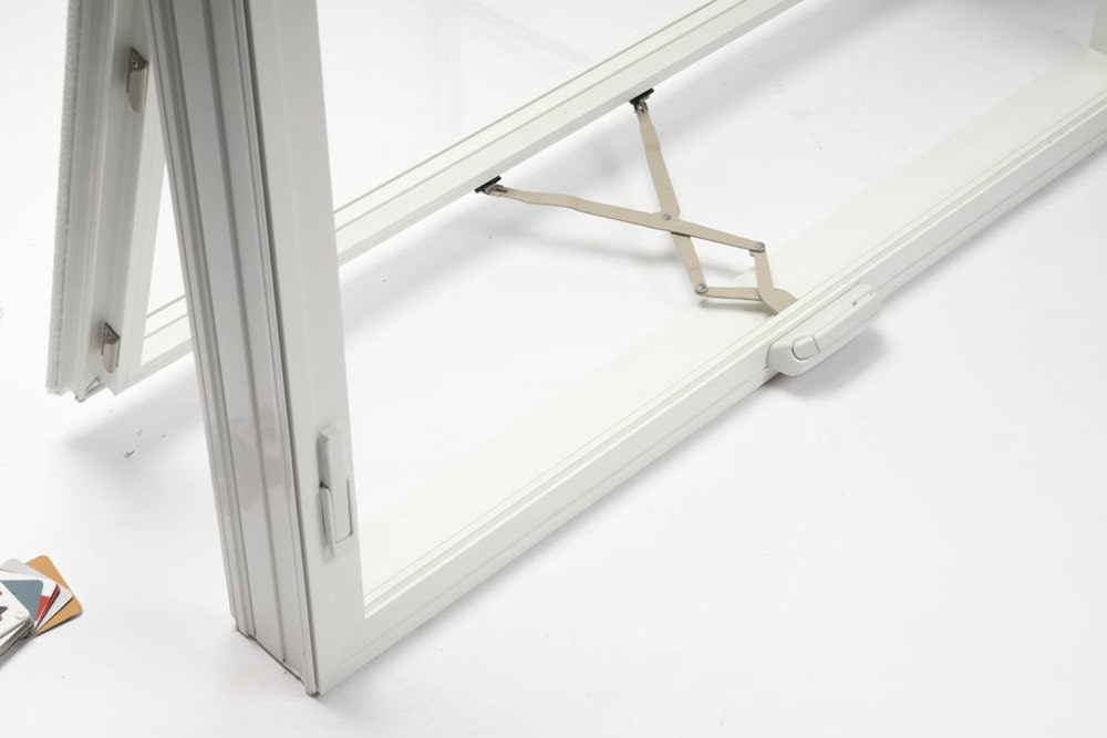 Slim contour hopper window DraftLock series with energy-efficient glass