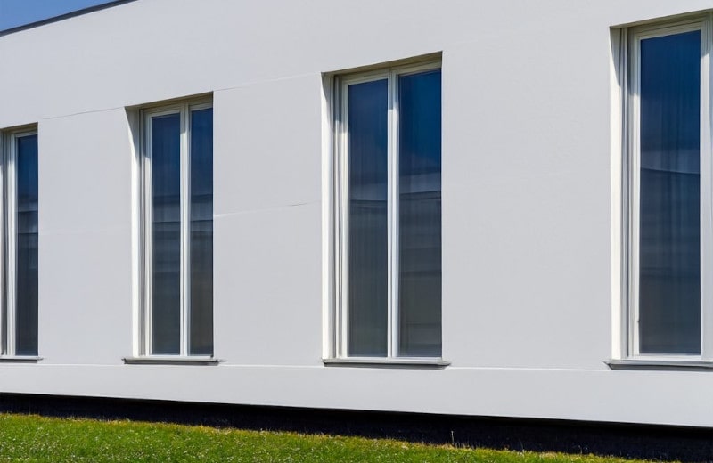 Modern European tilt-turn windows installed in a Canadian home