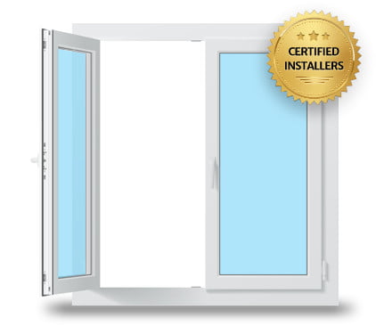 Energy-efficient vinyl windows in a residential home in Sarnia